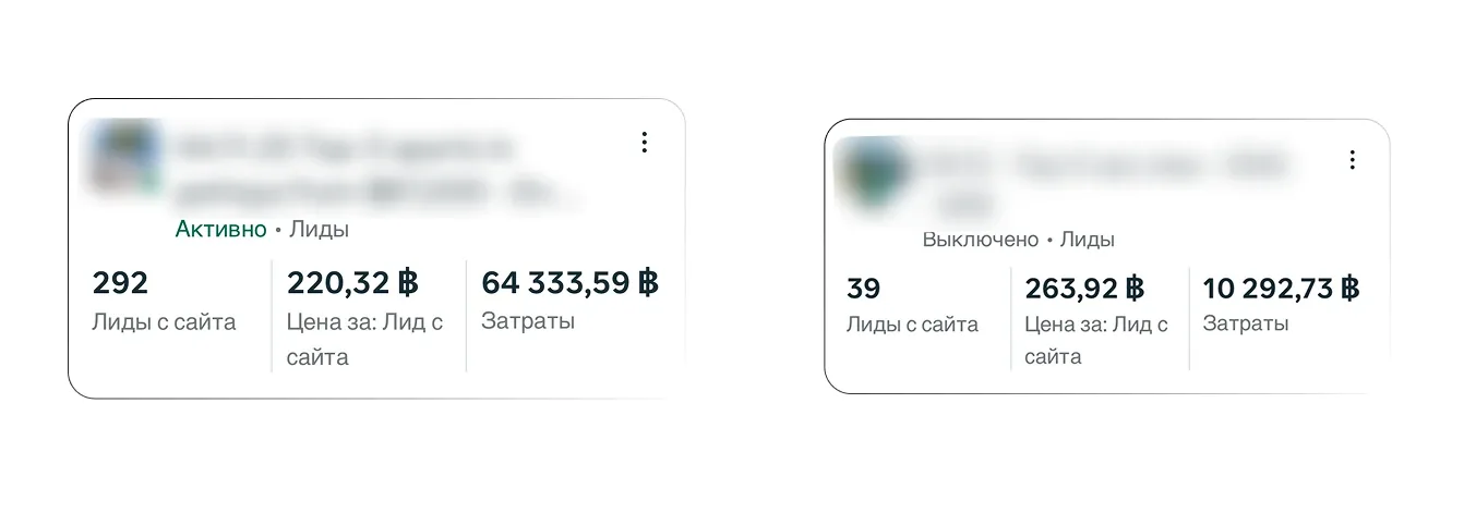 Кабинет клиента по Таиланду: 292 заявки по 220,32 бата и 39 заявок по 263,92 бата